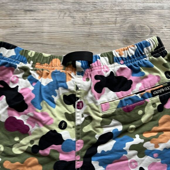 Gramicci x Parks Project Shorts Women's XS Multicolor Camouflage Belt - Picture 4 of 12